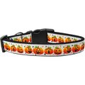 Mirage Pet Products Happy Thanksgiving Nylon Dog CollarSmall 125-125 SM